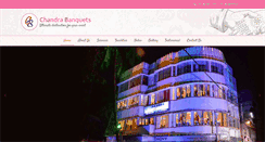 Desktop Screenshot of chandrabanquets.com